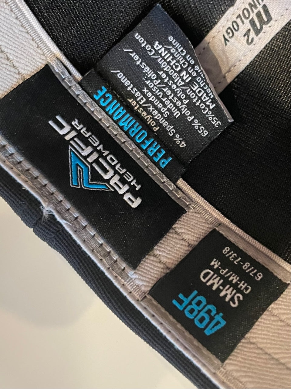 Black Curved Bill W2 Tech Hat with Orange "W" – S - M (Small - Medium)